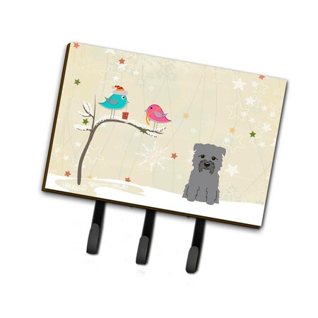 Carolines Treasures Christmas Presents Between Friends Glen of Imal Grey Leash or Key Holder BB2531TH68